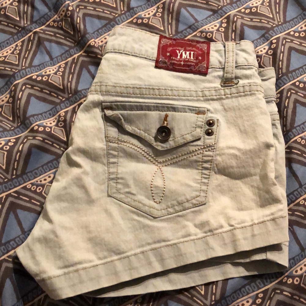 YMI Light Wash Shorts
